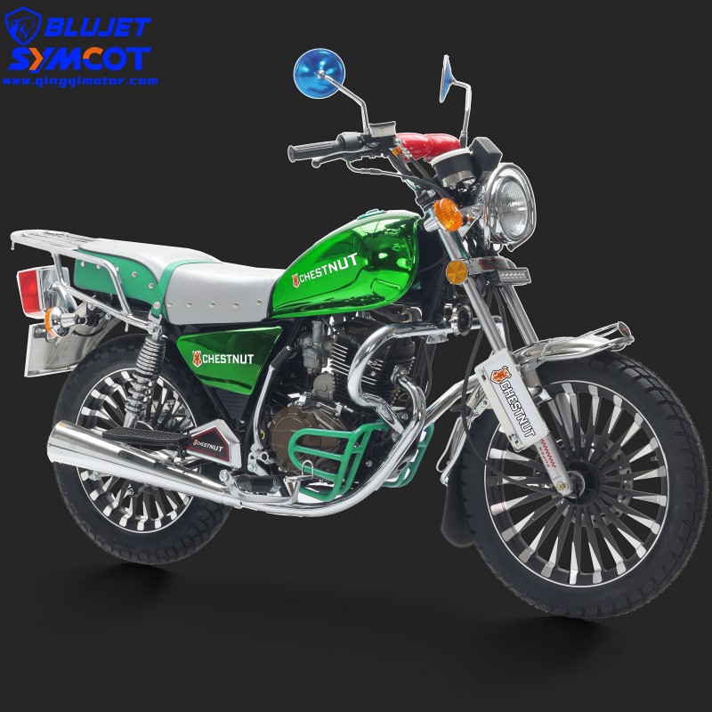 GN150 Blue chrome